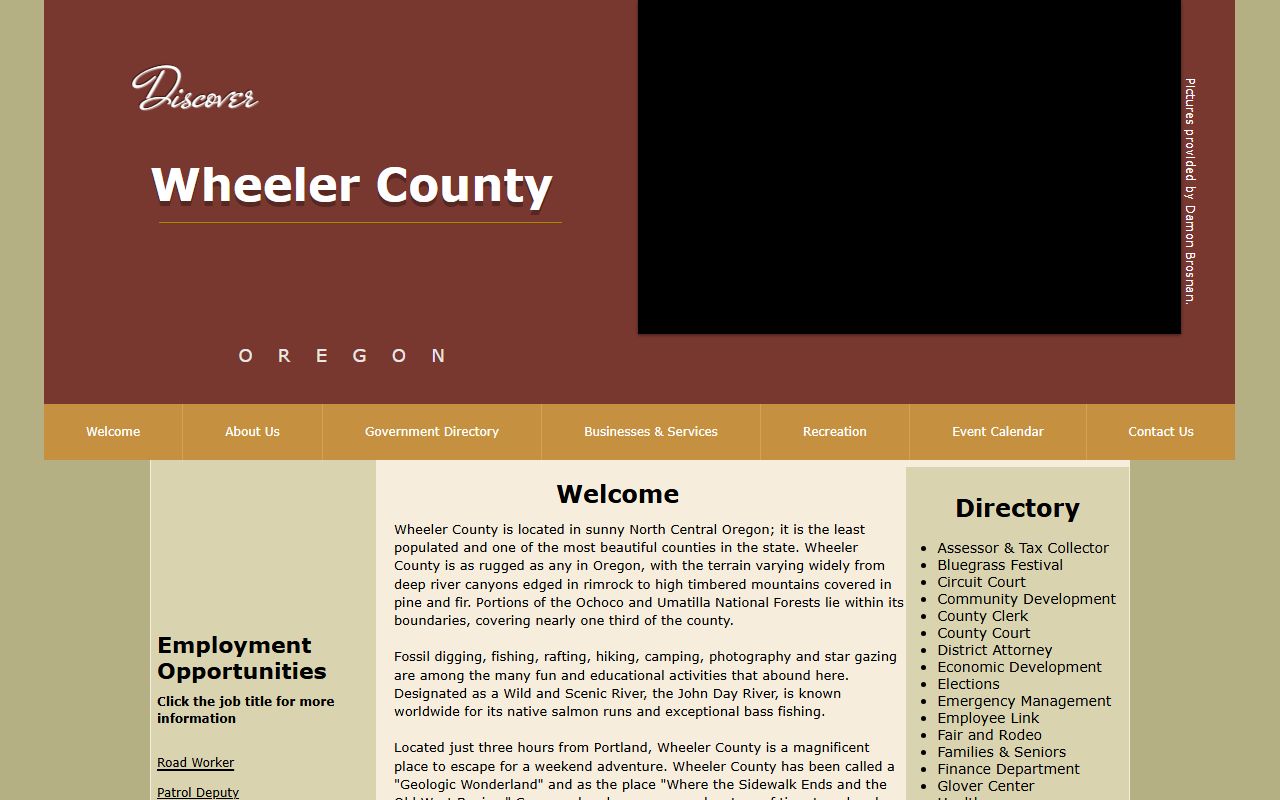 Wheeler County court records official county homepage