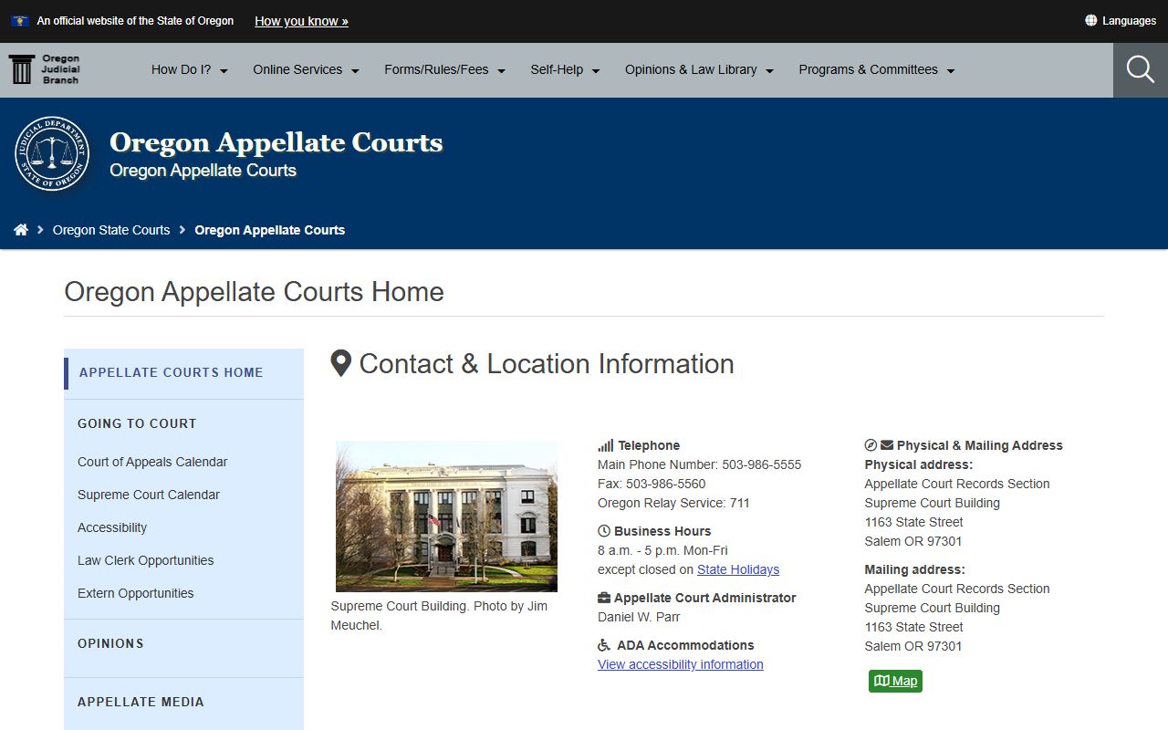 Wheeler County court records Oregon appellate courts