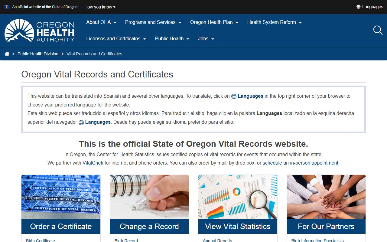 Wheeler County marriage and divorce records Oregon Vital Records source